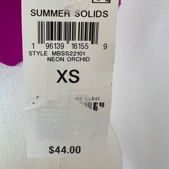 Bar III Banded Ring Bikini Top in Pink, Size XS - Picture 6 of 12